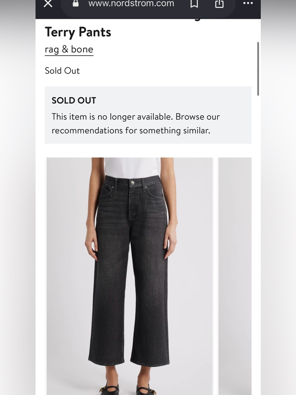 rag & bone / Miramar terry pants